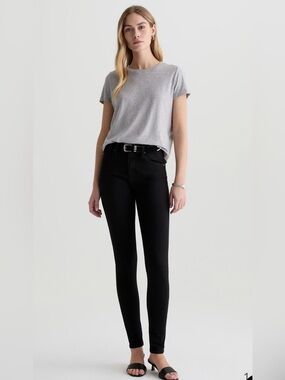 NWOT AG The Farrah Black Skinny Jeans Size - 27R